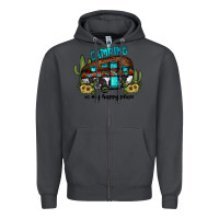 Smoke camping is my happy place2 Zipper Hoodie - JahusDesignShop