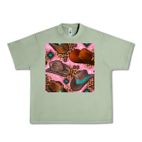 Oil Green western cowboy hat seamless pattern Urban Heavy Tee - BundleAndBundleShop