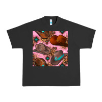 Pigment Black western cowboy hat seamless pattern Urban Heavy Tee - BundleAndBundleShop