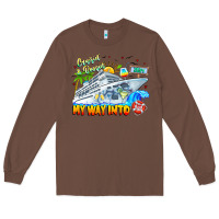 Chestnut 2024 Cruisin Long Sleeve Tee - CowhideDigitalArt