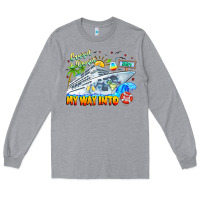 Heather Grey 2024 Cruisin Long Sleeve Tee - CowhideDigitalArt