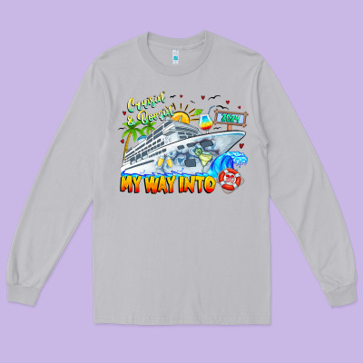 2024 Cruisin Long Sleeve Tee Designed By Cowhidedigitalart
