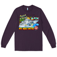 Plum 2024 Cruisin Long Sleeve Tee - CowhideDigitalArt