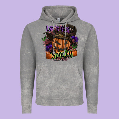 Lets Get Spooky Vintage Hoodie Designed By Sublimationcraftshop
