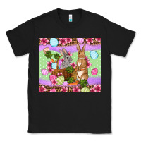 Black Easter eggs bunnys basket Classic Tee - OliviaCreatesArt