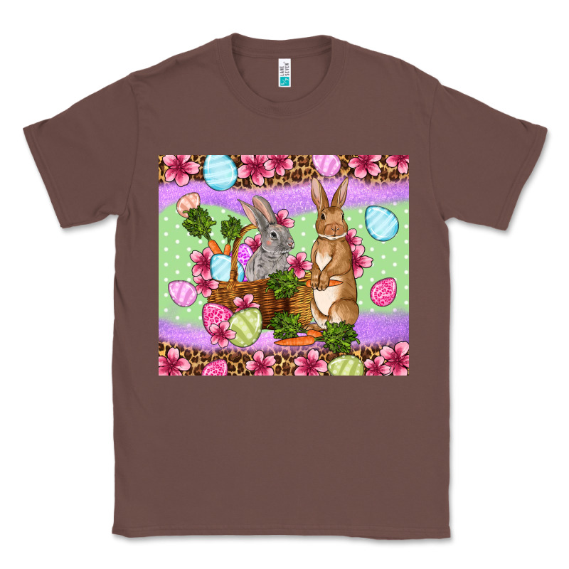 Easter Eggs Bunnys Basket Classic Tee by OliviaCreatesArt | Teevron