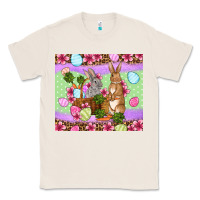 Natural Easter eggs bunnys basket Classic Tee - OliviaCreatesArt