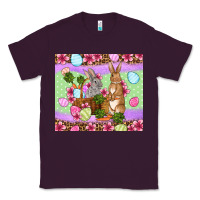 Plum Easter eggs bunnys basket Classic Tee - OliviaCreatesArt