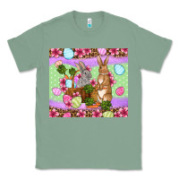 Sage Easter eggs bunnys basket Classic Tee - OliviaCreatesArt