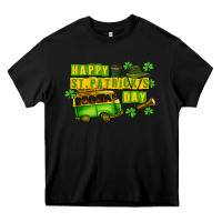 Black Camper Happy St. Patrick's Day Heavy Core Tee - CowGirlArtShop
