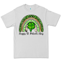 Dove Grey Happy St. Patrick's Day rainbow Premium Tee - OliviaCreatesArt