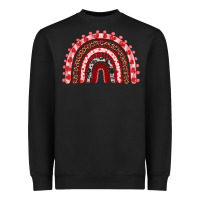 Black valentines day rainbow Heavyweight Sweatshirt - RanaPortraitStore