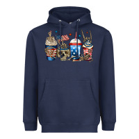 Navy 4th of july skeleton coffee cups Heavyweight Hoodie - Jasminsmagicworld