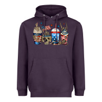 Plum 4th of july skeleton coffee cups Heavyweight Hoodie - Jasminsmagicworld