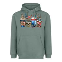 Sage 4th of july skeleton coffee cups Heavyweight Hoodie - Jasminsmagicworld