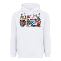White 4th of july skeleton coffee cups Heavyweight Hoodie - Jasminsmagicworld