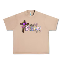 Burro easter he is risen matthew 28 6 Urban Heavy Tee - Jasminsmagicworld