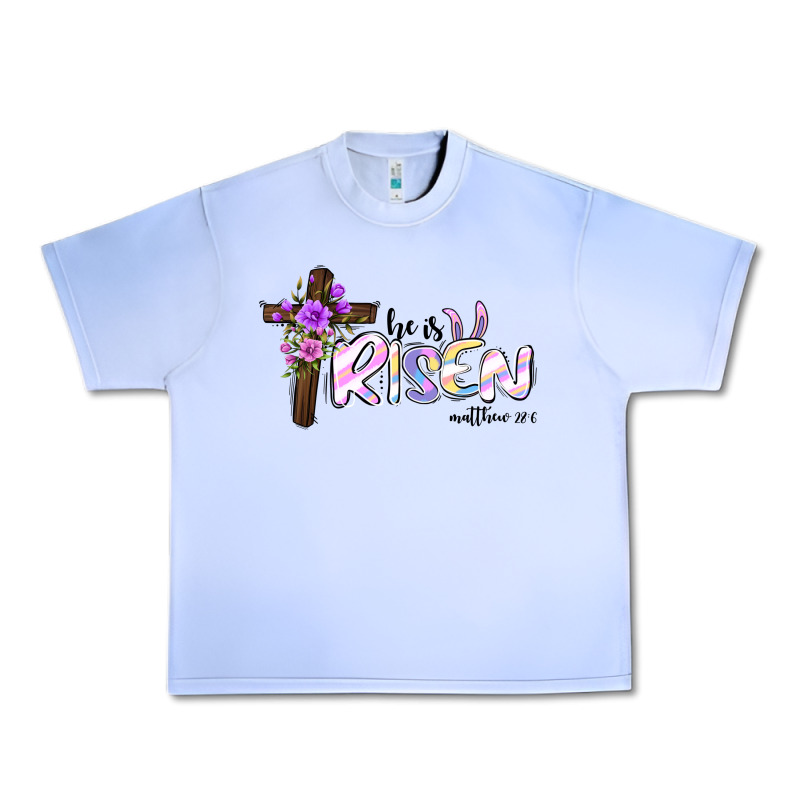 Easter He Is Risen Matthew 28 6 Urban Heavy Tee by Jasminsmagicworld | Teevron