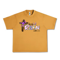 Peanut Butter easter he is risen matthew 28 6 Urban Heavy Tee - Jasminsmagicworld
