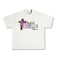 Pistachio easter he is risen matthew 28 6 Urban Heavy Tee - Jasminsmagicworld