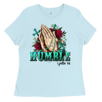 Baby Blue Western Humble 1 Pete 5 6 Ladies Tee - BundleAndBundleShop
