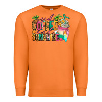 Carrot iced coffee and sunshine summer Premium Sweatshirt - Jasminsmagicworld