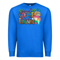 True Royal iced coffee and sunshine summer Premium Sweatshirt - Jasminsmagicworld