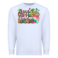 White iced coffee and sunshine summer Premium Sweatshirt - Jasminsmagicworld