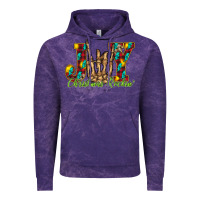 Cloud Purple joy Christmas Rockin Vintage Hoodie - CowhideDigitalArt