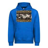 Cobalt leopard cowhide pattern background Urban Hoodie - Jasminsmagicworld