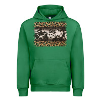 Emerald leopard cowhide pattern background Urban Hoodie - Jasminsmagicworld