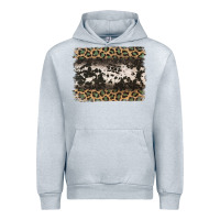 Heather Grey leopard cowhide pattern background Urban Hoodie - Jasminsmagicworld