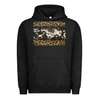 Pigment Black leopard cowhide pattern background Urban Hoodie - Jasminsmagicworld