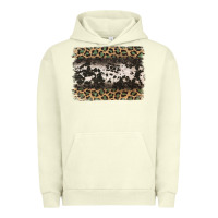 Pigment Pistachio leopard cowhide pattern background Urban Hoodie - Jasminsmagicworld