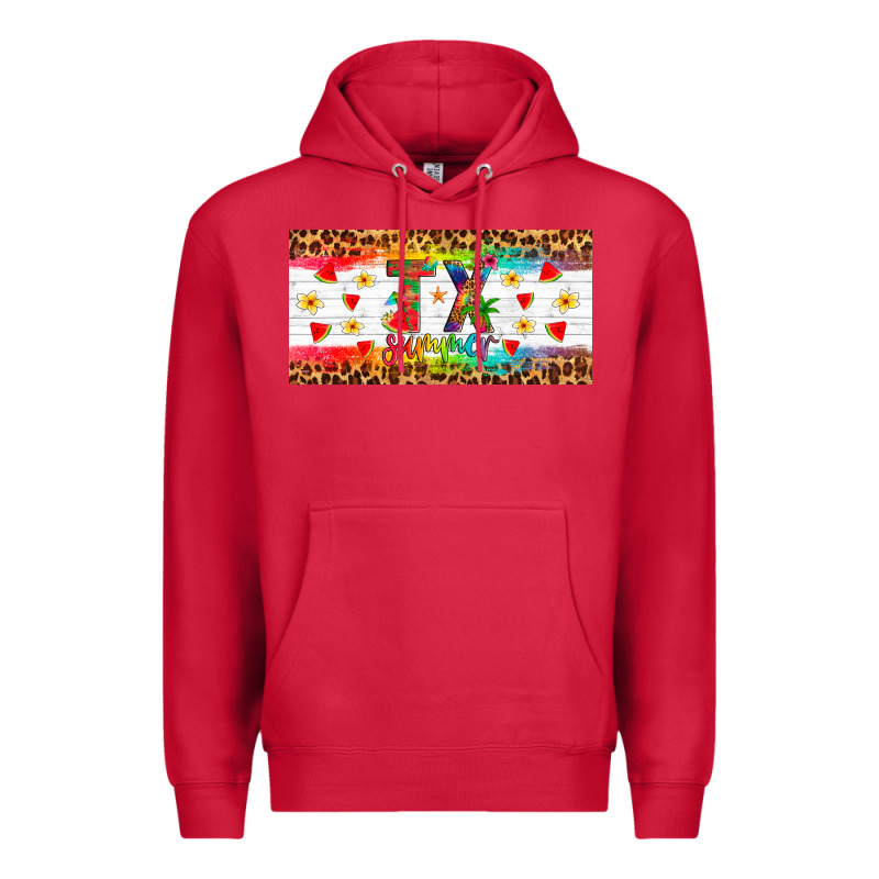 Texas Summer License Plate Premium Hoodie by Artiststas | Teevron