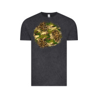 Camouflage And Leopard Patch  2 Vintage Tee | Teevron
