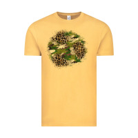 Vintage Mustard camouflage and leopard patch  2 Vintage Tee - BundleAndBundleShop