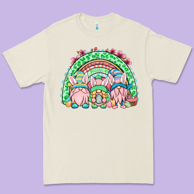 Easter Gnomes Rainbow Premium Tee Designed By Oliviacreatesart