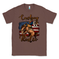 Chestnut cowboy up rodeo bucking bronco Classic Tee - Jasminsmagicworld