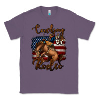 Lavender cowboy up rodeo bucking bronco Classic Tee - Jasminsmagicworld
