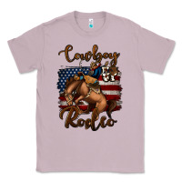 Lilac cowboy up rodeo bucking bronco Classic Tee - Jasminsmagicworld