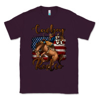 Plum cowboy up rodeo bucking bronco Classic Tee - Jasminsmagicworld