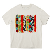 Cream christmas brushstroke Heavy Core Tee - Jasminsmagicworld