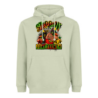 Matcha Steppin' into Juneteenth black girl sneakers Heavyweight Hoodie - RanaPortraitStore