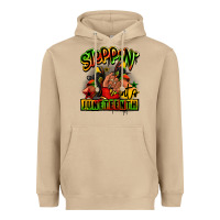 Mushroom Steppin' into Juneteenth black girl sneakers Heavyweight Hoodie - RanaPortraitStore