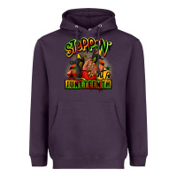 Plum Steppin' into Juneteenth black girl sneakers Heavyweight Hoodie - RanaPortraitStore
