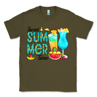 Army Green sweet summer time pineapple Classic Tee - CowCowDesign