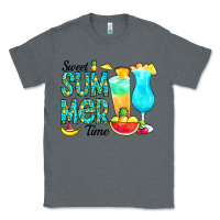 Charcoal Heather sweet summer time pineapple Classic Tee - CowCowDesign