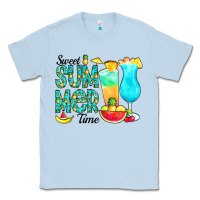 Dusty Blue sweet summer time pineapple Classic Tee - CowCowDesign