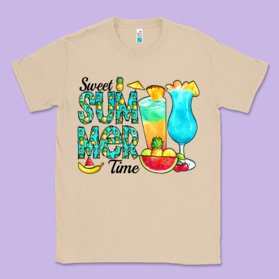 Sweet Summer Time Pineapple Classic Tee Designed By Cowcowdesign